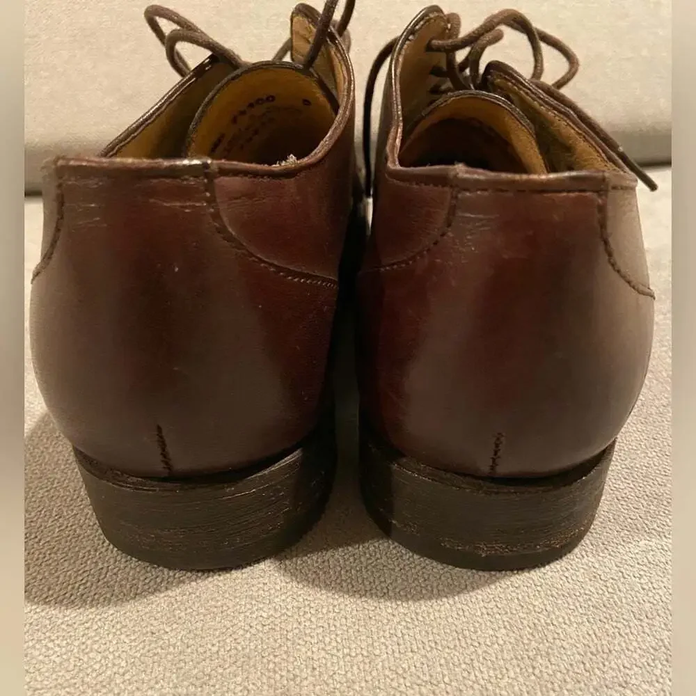 Frye Dark Brown Leather Oxfords